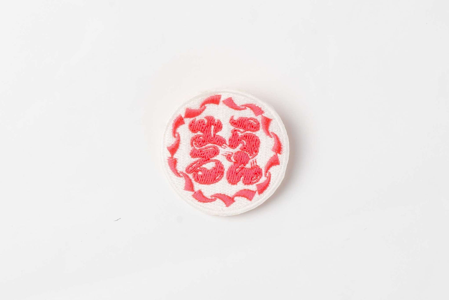 らんまる刺繍ブローチ