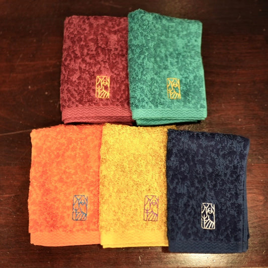 「俗物」刺繍入りオーガニックタオル
